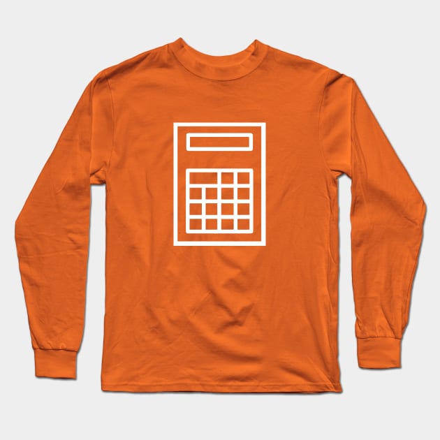 Calculator Long Sleeve T-Shirt by Madhav